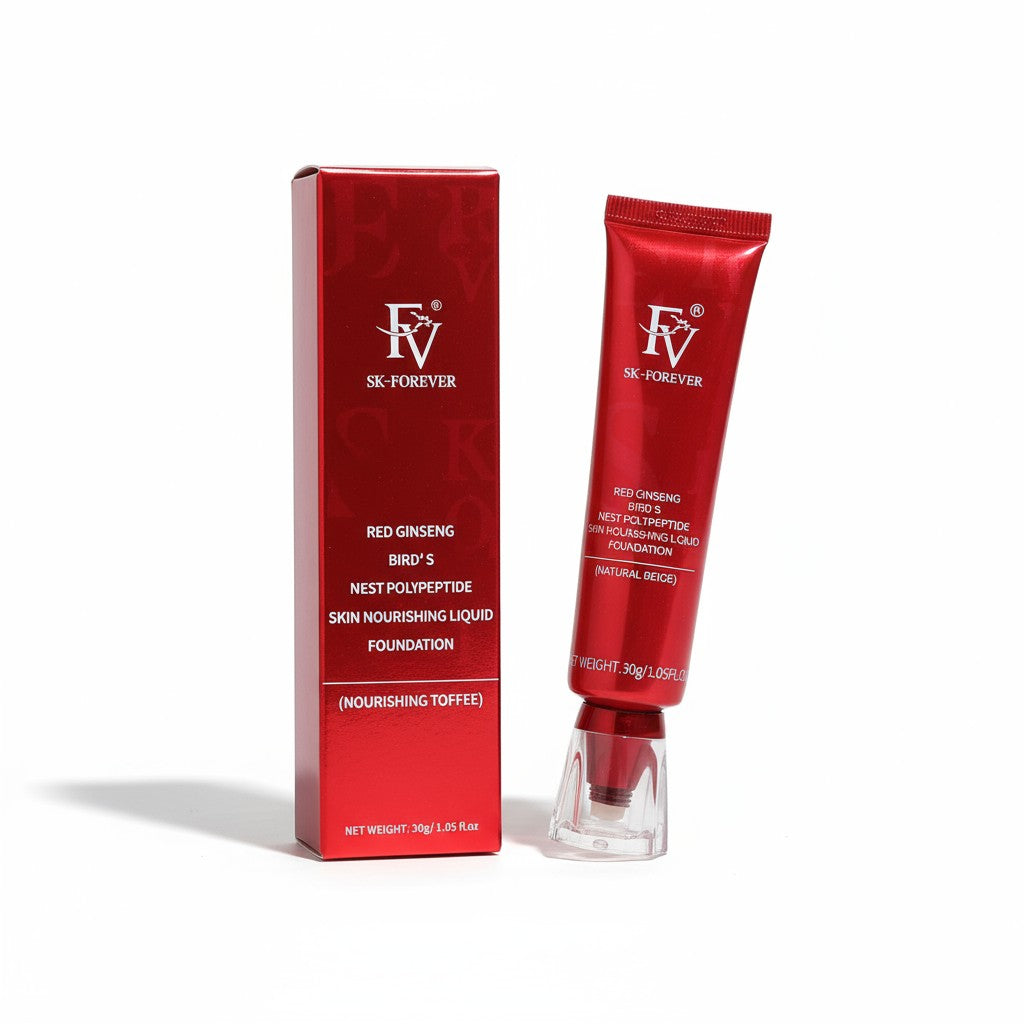 ARÉVION x SK-FOREVER: Red Ginseng & Bird's Nest Polypeptide Liquid Foundation